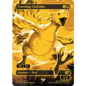Traveling Chocobo (Golden Serialized)